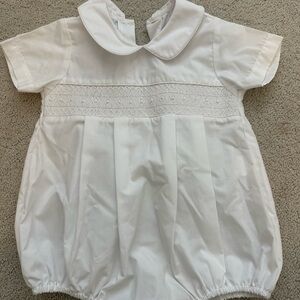 Classic White Baby Romper